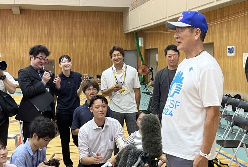 王貞治と中畑清ツーショット写真